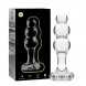 Foto 0: NEBULA SERIES BY IBIZA - MODEL 1 ANAL PLUG BOROSILICATE GLASS CLEAR 10.5 CM -O- 3 CM