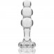 Foto 2: NEBULA SERIES BY IBIZA - MODEL 1 ANAL PLUG BOROSILICATE GLASS CLEAR 10.5 CM -O- 3 CM