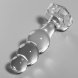 Foto 4: NEBULA SERIES BY IBIZA - MODEL 1 ANAL PLUG BOROSILICATE GLASS CLEAR 10.5 CM -O- 3 CM