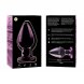Foto 3: NEBULA SERIES BY IBIZA - MODEL 3 ANAL PLUG BOROSILICATE GLASS PINK 11 CM -O- 5 CM