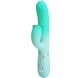 Foto 1: VIBRADOR PRETTY LOVE - GIGI MULTIFUNCTION RABBIT AQUA VERDE