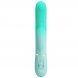 Foto 2: VIBRADOR PRETTY LOVE - GIGI MULTIFUNCTION RABBIT AQUA VERDE