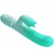 Foto 5: VIBRADOR PRETTY LOVE - GIGI MULTIFUNCTION RABBIT AQUA VERDE