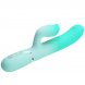 Foto 6: VIBRADOR PRETTY LOVE - GIGI MULTIFUNCTION RABBIT AQUA VERDE