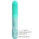 Foto 7: VIBRADOR PRETTY LOVE - GIGI MULTIFUNCTION RABBIT AQUA VERDE