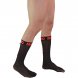 Foto 2: MACHO - THIN SOCKS ONE SIZE BLACK/RED