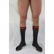 Foto 3: MACHO - THIN SOCKS ONE SIZE BLACK/RED