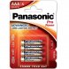 Foto 0: PANASONIC - PRO POWER ALKALINE AAA BATTERY LR03 BLISTER*4