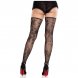 Foto 1: MEIAS SEM P�S LEG AVENUE - FLORAL LACE S PRETO