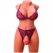Foto 2: XISE - MIAH LADY BOY FEMALE TORSO WITH DILDO WITH VIBRATION AND THRUSTING 55 CM