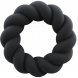 Foto 0: ANEL EM SILICONE ROCKS-OFF - TWIST PRETO MASTURBATOR RING