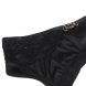 Foto 6: CONJUNTO DE TR�S PE�AS SUBBLIME - CONJUNTO DE SUTI� + TANGA + LACE GARTER PRETO S/M