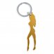 Foto 0: DIABLO PICANTE - KEYRING WITH FEMALE SILHOUETTE IN GOLD COLOR WITH BEER OPENER