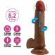 Foto 0: VIBRADOR REAL�STICO BAILE - ABEL 21 CM MULATTO