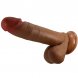 Foto 3: VIBRADOR REAL�STICO BAILE - ABEL 21 CM MULATTO