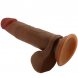 Foto 4: VIBRADOR REAL�STICO BAILE - ABEL 21 CM MULATTO