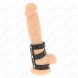 Foto 0: ANEL KINK - TRIPLE LEATHER PENIS RING COM PRESSURE CLOSURE