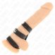 Foto 5: ANEL KINK - TRIPLE LEATHER PENIS RING COM PRESSURE CLOSURE