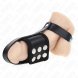 Foto 1: ANEL KINK - LEATHER PENIS CAGE RING COM ADJUSTABLE COATED BALL DIVIDER STRAP