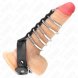 Foto 0: ANEL EM METAL KINK - LEATHER PENIS RING COM LOCK STRAP 21 X 2 CM E 5 RINGS FROM 3 CM TO 4 CM