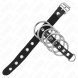 Foto 3: ANEL EM METAL KINK - LEATHER PENIS RING COM LOCK STRAP 21 X 2 CM E 5 RINGS FROM 3 CM TO 4 CM