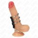 Foto 0: ANEL EM METAL KINK - 4 PENIS RINGS 3.7 CM TO 5 CM CONNECTED BY LEATHER