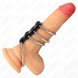 Foto 1: ANEL EM METAL KINK - 4 PENIS RINGS 3.7 CM TO 5 CM CONNECTED BY LEATHER