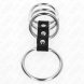 Foto 2: ANEL EM METAL KINK - 4 PENIS RINGS 3.7 CM TO 5 CM CONNECTED BY LEATHER