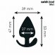 Foto 3: PLUG ADDICTED TOYS - ANAL SILICONE TAMANHO S 5.3 CM