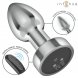 Foto 2: PLUG VIBRAT�RIO COM COMANDO INTENSE - ANAL COM 10 VIBRA��ES MET�LICO S