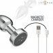 Foto 5: PLUG VIBRAT�RIO COM COMANDO INTENSE - ANAL COM 10 VIBRA��ES MET�LICO S