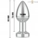 Foto 1: PLUG VIBRAT�RIO COM COMANDO INTENSE - ANAL COM 10 VIBRA��ES MET�LICO M