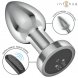 Foto 2: PLUG VIBRAT�RIO COM COMANDO INTENSE - ANAL COM 10 VIBRA��ES MET�LICO M