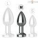 Foto 5: PLUG VIBRAT�RIO COM COMANDO INTENSE - ANAL COM 10 VIBRA��ES MET�LICO M
