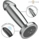 Foto 1: PLUG VIBRAT�RIO COM COMANDO REMOTO INTENSE - ANAL 10 VIBRA��ES MET�LICO DILDO COM S