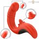 Foto 1: VIBRADOR PARA CASAL INTENSE - PAULINA VIBRATOR E STIMULATOR IN U SHAPE VERMELHO