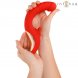 Foto 2: VIBRADOR PARA CASAL INTENSE - PAULINA VIBRATOR E STIMULATOR IN U SHAPE VERMELHO