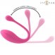 Foto 4: VIBRADOR PARA CASAL COM CONTROLO REMOTO INTENSE - JANICE U VIBRATOR DOUBLE STIMULATION 10 VIBRA��ES ROSA