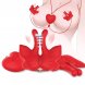 Foto 1: ARMONY - MAGNETIC NIPPLE CLAMPS WITH VIBRATION BUTTERFLY SHAPE RED
