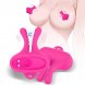 Foto 1: ARMONY - RABBIT SHAPE VIBRATION MAGNETIC NIPPLE CLAMPS PINK