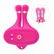 Foto 4: ARMONY - RABBIT SHAPE VIBRATION MAGNETIC NIPPLE CLAMPS PINK