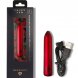 Foto 5: BALA VIBRAT�RIA RECARREG�VEL ROCKS-OFF - POPPY VERMELHO