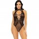 Foto 0: TEDDY LEG AVENUE - NET E LACE KEYHOLE HALTER BODYSUIT ONE SIZE