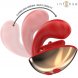 Foto 2: VIBRADOR PARA CASAL INTENSE - MARIAH VIBRATOR & STIMULATOR IN U SHAPE 10 VIBRA��ES VERMELHO