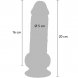 Foto 3: DILDO REALISTICO GET REAL - DELUXE PENIS COM TEST�CULOS EXTRA THICK 20 CM