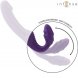 Foto 5: STRAP-ON COM VIBRADOR CONTROLO REMOTO INTENSE - JILL DOUBLE VIBRATOR 20 CM ROXO