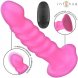 Foto 1: VIBRADOR COM CONTROLO REMOTO INTENSE - CINDY TAMANHO L SPIRAL DESIGN 10 VIBRA��ES ROSA