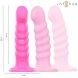 Foto 2: VIBRADOR COM CONTROLO REMOTO INTENSE - CINDY TAMANHO L SPIRAL DESIGN 10 VIBRA��ES ROSA