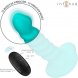 Foto 3: VIBRADOR COM CONTROLO REMOTO INTENSE - BUFFY TAMANHO S SPIRAL DESIGN 10 VIBRA��ES AZUL