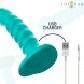 Foto 5: VIBRADOR COM CONTROLO REMOTO INTENSE - BUFFY TAMANHO S SPIRAL DESIGN 10 VIBRA��ES AZUL
